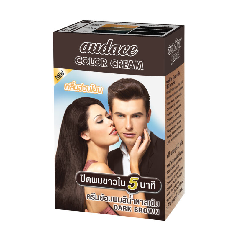 ครีมย้อมผม 5 นาที สีน้ำตาลเข้ม 13 กรัม - Audace